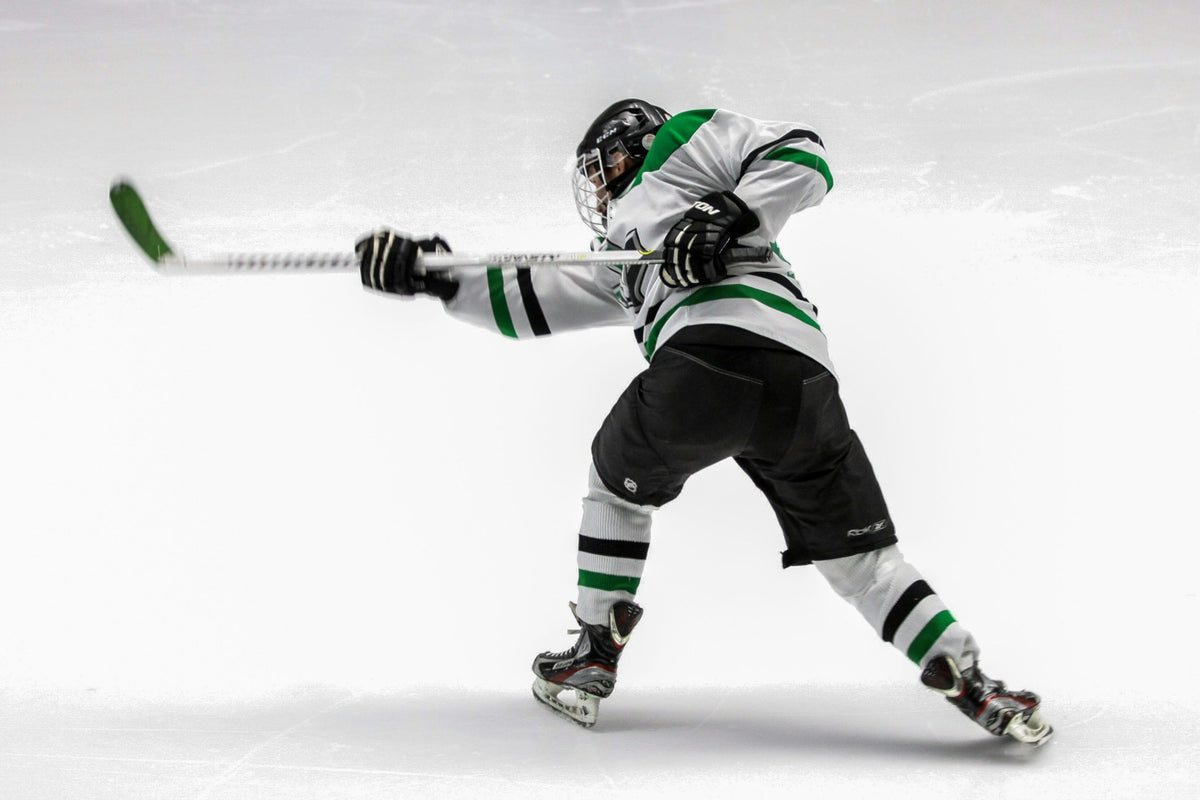photo of a hockey player playing hockey